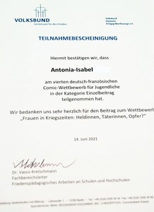 Comic-Wettbewerb des Volksbundes Deutsche ... Bild 3